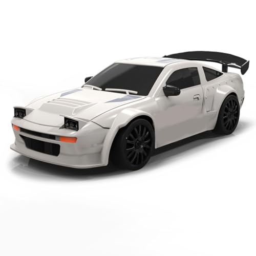GOUX 1/24 2.4G Mini RC Drift Car, Hochgeschwindigkeits 20km/h 4WD Drift Car Modell mit Lichtern steuerbar Zwei Geschwindigkeiten schaltbar RC Racing Geschenk (RTR Version) von GOUX