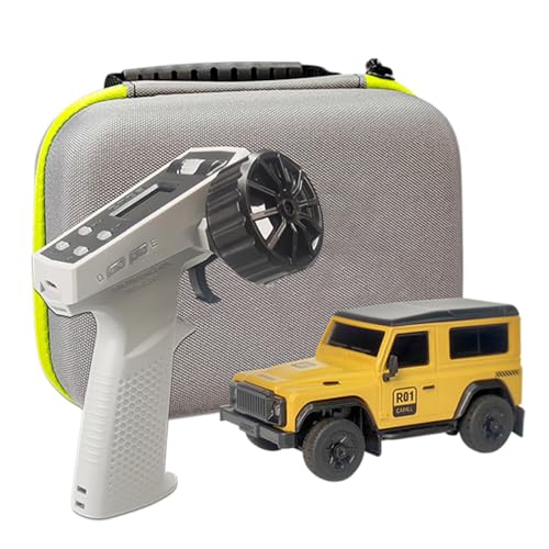 GOUX 1/64 Mini RC elektrisches Kletterauto für Teen und Erwachsene, RC Off-Road Crawler mit interaktivem Licht Set, volle Geschwindigkeit für 30 Minuten von GOUX