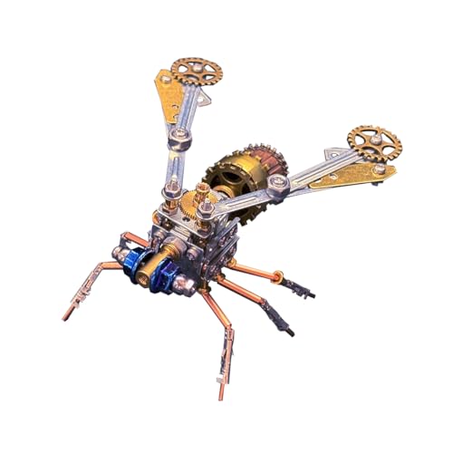 GOUX 3D-Metall-Insektenmodellbausatz, DIY-Mechanischer Flugmodell-Bausatz Schreibtischspielzeug Hobby-Bausatz für Erwachsene Geschenk für Jugendliche (138PCS) von GOUX