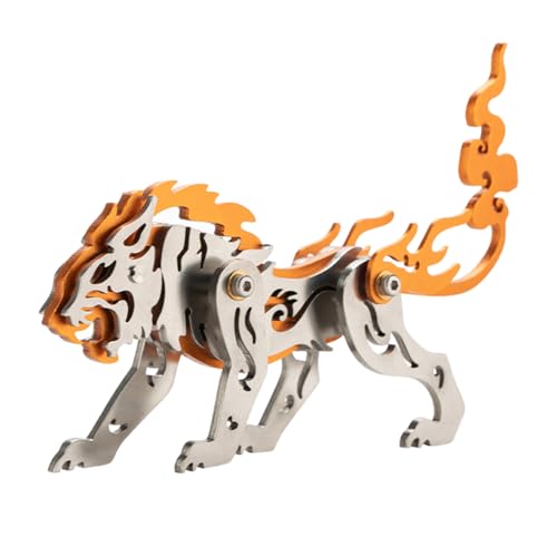 GOUX 3D-Metall-Puzzle-Bausatz für Erwachsene, Metall mechanische Zodiac Tiger Montage-Modell-Bausatz, DIY Crafts Kits Brain Teaser Puzzle Geburtstagsgeschenke GOUX 3D-Metall-Puzzle-Bausatz für Erwachsene, Metall mechanische Zodiac Tiger Montage-Modell-Bausatz, DIY Crafts Kits Brain Teaser Puzzle Geburtstagsgeschenke von GOUX