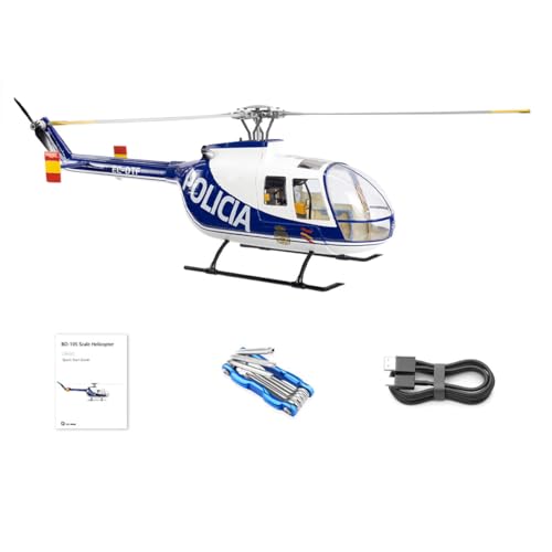GOUX BO105 470 Large 2.4G 6CH Military RC Helicopter, Flugzeug mit H1 Flight Controller, GPS und einstellbaren Bedienelementen (PNP Version/ohne Akku/Sender) von GOUX