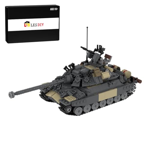 GOUX Panzer Bausteine Modell, 835 Teile Militär Panzer Modellbausatz Army Panzer Bausteine Bauset, Militärfahrzeug Tank Spielzeug von GOUX