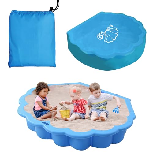 Sandkasten Abdeckung,Sandkastenabdeckung Plane 100x15cm,Sandkastenplane,Sandmuschel,Wasserdicht Abdeckung,Abdeckplane für Sand Wasserdicht Sandabdeckung,für Sand und Wassermuscheln von GOUYENG