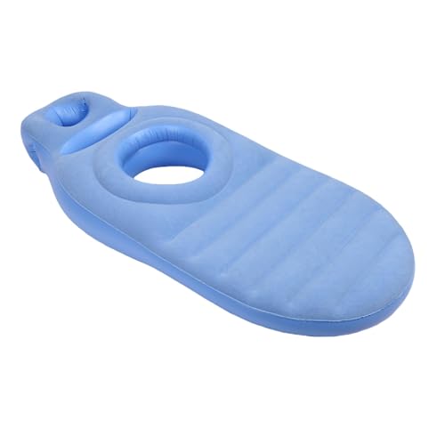 GOWENIC Aufblasbares Kissen, Volles PVC -Speckkissen für Schwimmbad (Blue) von GOWENIC