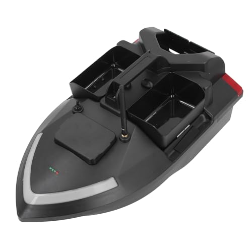 GOWENIC Ferngesteuertes RC-Angelfinderboot, Dual-Motor-GPS mit Automatischer Rückkehr, 2 Kg Last 500 M, Dreifache Propeller, Geräuscharme 4-Stunden-Laufzeit, Outdoor-Angeln, 12000 MAh von GOWENIC