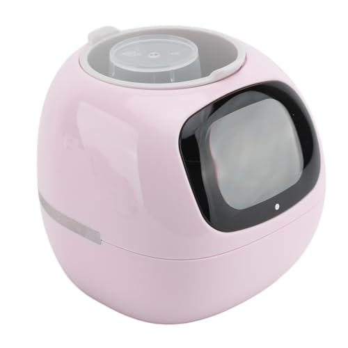 GOWENIC Intelligenter Pflanzer, Clock -Kalender Dekorative Display Smart Plant Pot 49 Ausdrücke für Geburtstagsgeschenke (PINK) von GOWENIC