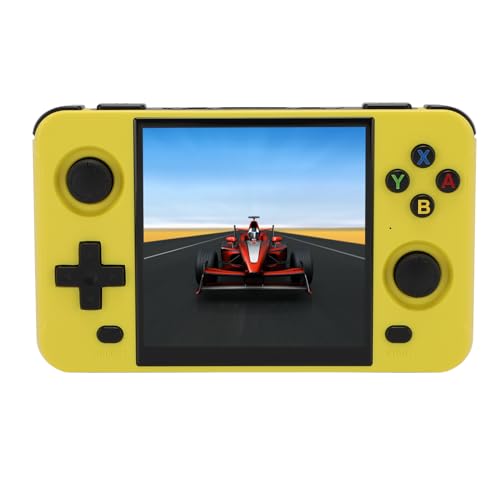 Handheld-Spielekonsole, 4-Zoll-Bildschirm und Vintage-Rocker-Design, Integriert in über 10.000 Spielen, Tragbare Open-Source-Spielekonsole für Unterhaltung, 16G+64G R40S (17/11) von GOWENIC