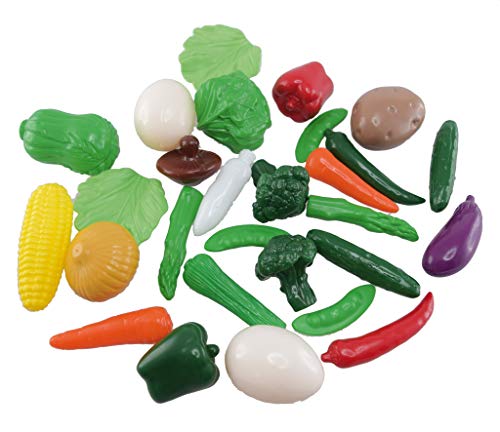 GOWI Spiel-Lebensmittel für Kaufladen oder Spielküche (Gemüse 28tlg) von GOWI