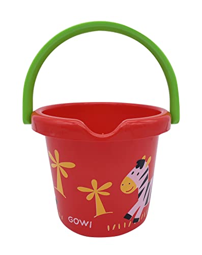 Gowi 550-60 Eimer ø18cm - Rot, Sand- und Wasserspielzeug von GOWI