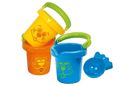 Gowi 558-12 Lustige Baby Eimer, 3teilig, im Netz, Wasserspielzeug Gowi 558-12 Lustige Baby Eimer, 3teilig, im Netz, Wasserspielzeug von GOWI