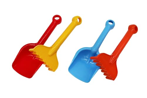 Gowi 559-21 Schaufel und Rechen Set, 22cm, farblich sortiert, Sandkästen und Sandspielzeug Gowi 559-21 Schaufel und Rechen Set, 22cm, farblich sortiert, Sandkästen und Sandspielzeug von GOWI