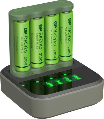 GP Batteries GPRCKCHB421D400 Rundzellen-Ladegerät NiMH Micro (AAA), Mignon (AA) von GP Batteries