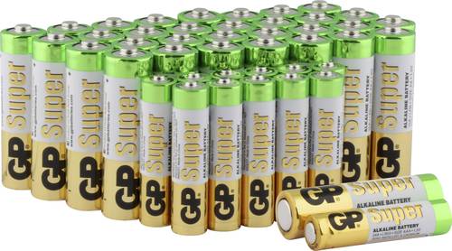 GP Batteries Batterie-Set Micro, Mignon 44St. von GP Batteries