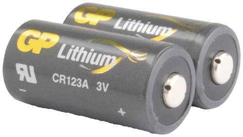 GP Batteries GPCR123AECO125C2 Fotobatterie CR-123A Lithium 1400 mAh 3V 2St. von GP Batteries