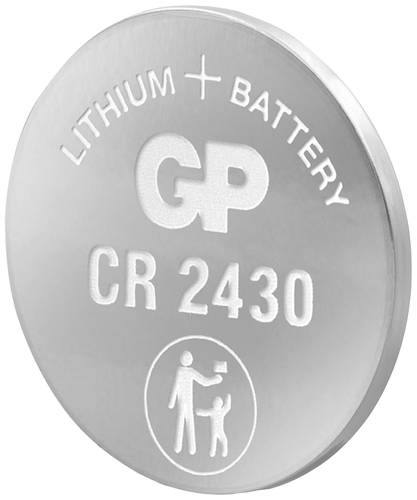 GP Batteries Knopfzelle CR 2430 3V 1 St. 300 mAh Lithium GPCR2430STD738C1 von GP Batteries