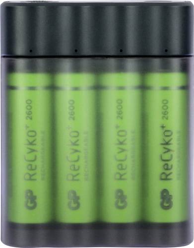 GP Batteries Charge Anyway X411 Rundzellen-Ladegerät NiMH Micro (AAA), Mignon (AA) von GP Batteries