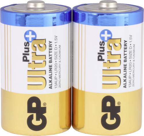 GP Batteries GP13AUP / LR20 Mono (D)-Batterie Alkali-Mangan 1.5V 2St. von GP Batteries