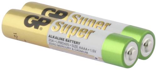 GP Batteries Super Mini (AAAA)-Batterie Mini (AAAA) Alkali-Mangan 1.5V 2St. von GP Batteries
