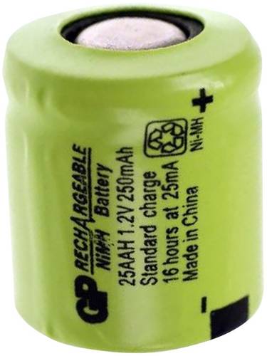 GP Batteries GPIND25AAHB Spezial-Akku 1/3 AA Flat-Top NiMH 1.2V 250 mAh von GP Batteries