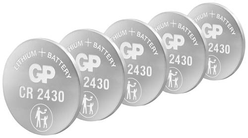 GP Batteries Knopfzelle CR 2430 3V 5 St. Lithium GPCR2430-7C5 von GP Batteries