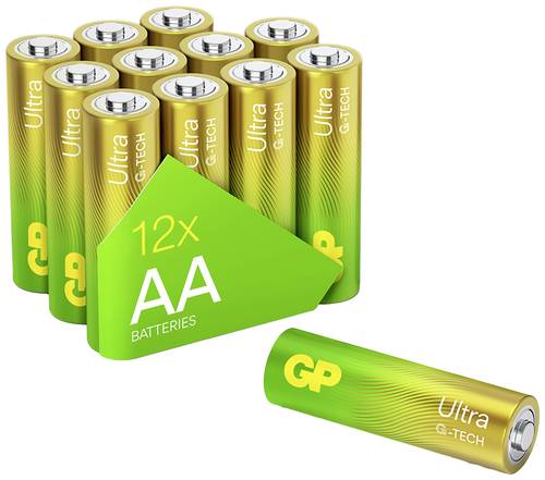 GP Batteries Ultra Mignon (AA)-Batterie Alkali-Mangan 1.5V 12St. von GP Batteries
