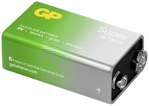 GP Batteries Super 9V Block-Batterie 9V von GP Batteries