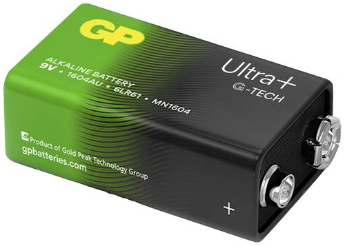 GP Batteries Ultra Plus 9V Block-Batterie Alkali-Mangan 9V 1St. von GP Batteries