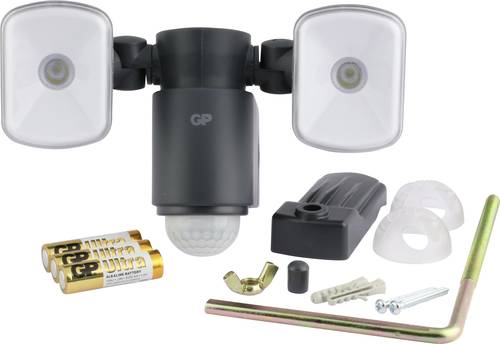 GP Batteries GPSWRF2.1SFG170 GPSWRF2.1SFG170 LED-Außenstrahler mit Bewegungsmelder Neutralweiß von GP Batteries