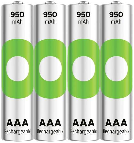 GP Batteries ReCyko Micro (AAA)-Akku NiMH 950 mAh 1.2V 4St. von GP Batteries