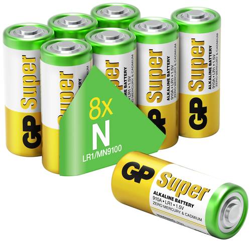 GP Batteries Super Lady (N)-Batterie Alkali-Mangan 1.5V 8St. von GP Batteries