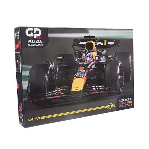 GP Moto Sport Red Bull Racing 2D Puzzle – 1000 Teile, dynamisches F1-Auto in Bewegung, hochdetaillierte Kunstwerke, ideal für Rennsportfans und Sammler – 68,5 x 50,8 cm von GP Sport