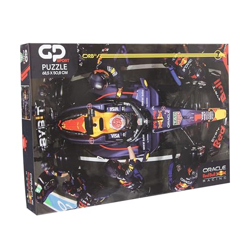 GP Moto Sport Red Bull Racing 2D Puzzle – 1000 Teile, statisches F1-Auto-Design, hochdetaillierte Kunstwerke, ideal für Rennsportfans und Sammler – 68,5 x 50,8 cm GP Moto Sport Red Bull Racing 2D Puzzle – 1000 Teile, statisches F1-Auto-Design, hochdetaillierte Kunstwerke, ideal für Rennsportfans und Sammler – 68,5 x 50,8 cm von GP Sport