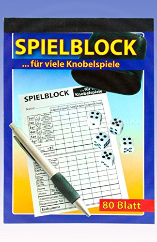 1 Spielblock für Knobelspiele 80 Blatt Din A6 1 Spielblock für Knobelspiele 80 Blatt Din A6 von GP