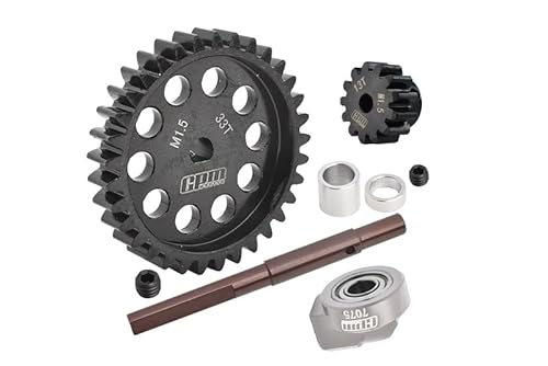 40Cr Carbon Steel M1.5 Spur Gear 33T + Motor Gear 13T for 1:5 Traxxas X Maxx 6S / X Maxx 8S / XRT 8S Monster Truck Upgrades 40Cr Carbon Steel M1.5 Spur Gear 33T + Motor Gear 13T for 1:5 Traxxas X Maxx 6S / X Maxx 8S / XRT 8S Monster Truck Upgrades von GPM Racing