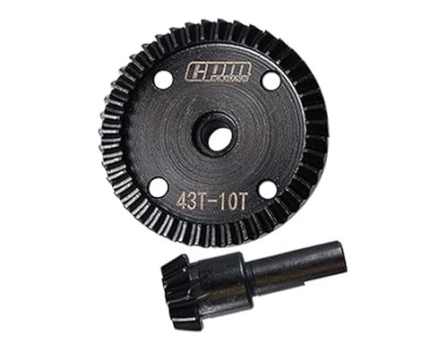 40Cr Steel Front Or Rear Diff Bevel Gear 43T & Pinion Gear 10T For Arrma 1:8 KRATON 6S / TALION 6S / OUTCAST 6S / NOTORIOUS 6S / KRATON V5 / NOTORIOUS V5 / 1:7 INFRACTION 6S / LIMITLESS V2 Upgrades von GPM Racing
