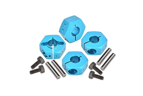 Aluminium 6061 Clamp Type Wheel Hub for Tamiya 1:10 RC 4WD XV-02 PRO (58707) / BBX BB-01 (58719) Upgrade Parts - Sky Blue von GPM Racing
