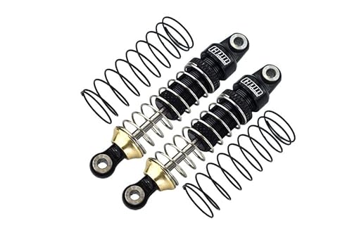 Aluminium 6061-T6 Front Or Rear Adjustable Spring Damper Shock Absorber 52mm for Traxxas 1:18 TRX4M Ford Bronco Crawler 97074-1 / TRX4M Land Rover Defender 97054-1 Upgrades - Black Aluminium 6061-T6 Front Or Rear Adjustable Spring Damper Shock Absorber 52mm for Traxxas 1:18 TRX4M Ford Bronco Crawler 97074-1 / TRX4M Land Rover Defender 97054-1 Upgrades - Black von GPM Racing