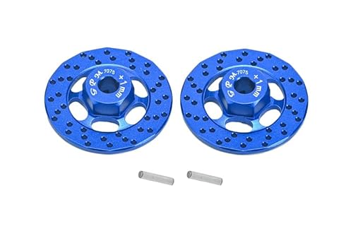 Aluminium 7075 +1mm Hex with Brake Disk for Traxxas 1:10 Ford GT 4-TEC 2.0 83056-4/4-TEC 3.0 Corvette STINGARY 93054-4 Upgrade Parts - Blue von GPM Racing