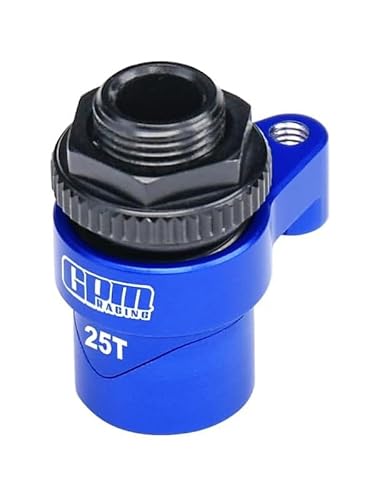 Aluminium 7075 Alloy 25T Servo Saver Set Horn with Built-In Spring for Traxxas 1/16 Mini Maxx 4WD RTR Brushless Monster Truck 107154-1 Upgrades - Blue Aluminium 7075 Alloy 25T Servo Saver Set Horn with Built-In Spring for Traxxas 1/16 Mini Maxx 4WD RTR Brushless Monster Truck 107154-1 Upgrades - Blue von GPM Racing