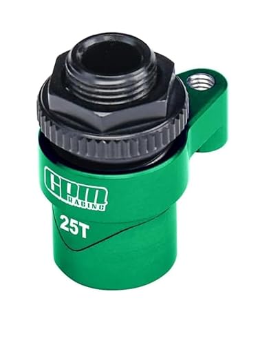 Aluminium 7075 Alloy 25T Servo Saver Set Horn with Built-In Spring for Traxxas 1/16 Mini Maxx 4WD RTR Brushless Monster Truck 107154-1 Upgrades - Green Aluminium 7075 Alloy 25T Servo Saver Set Horn with Built-In Spring for Traxxas 1/16 Mini Maxx 4WD RTR Brushless Monster Truck 107154-1 Upgrades - Green von GPM Racing