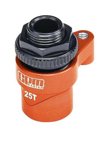 Aluminium 7075 Alloy 25T Servo Saver Set Horn with Built-In Spring for Traxxas 1/16 Mini Maxx 4WD RTR Brushless Monster Truck 107154-1 Upgrades - Orange Aluminium 7075 Alloy 25T Servo Saver Set Horn with Built-In Spring for Traxxas 1/16 Mini Maxx 4WD RTR Brushless Monster Truck 107154-1 Upgrades - Orange von GPM Racing