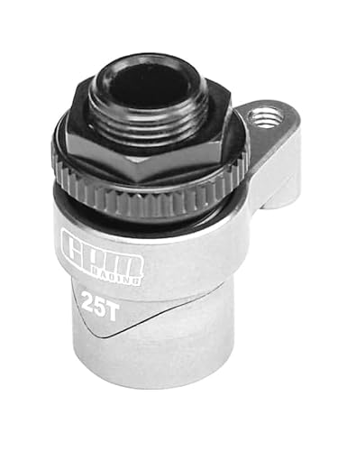 Aluminium 7075 Alloy 25T Servo Saver Set Horn with Built-In Spring for Traxxas 1/16 Mini Maxx 4WD RTR Brushless Monster Truck 107154-1 Upgrades - Silver Aluminium 7075 Alloy 25T Servo Saver Set Horn with Built-In Spring for Traxxas 1/16 Mini Maxx 4WD RTR Brushless Monster Truck 107154-1 Upgrades - Silver von GPM Racing