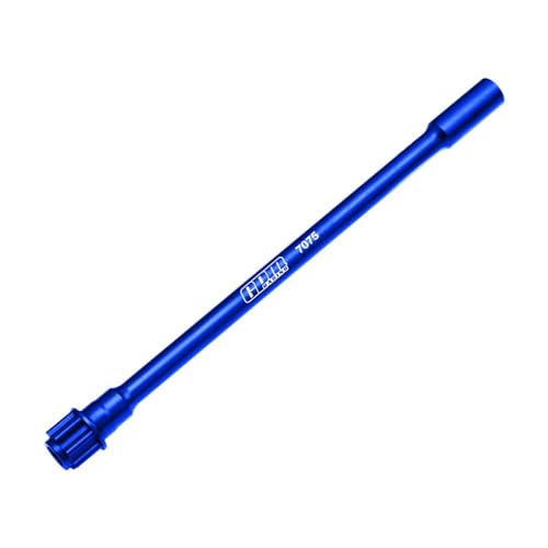 Aluminium 7075 Alloy Center Drive Shaft for Traxxas 1/16 Mini Maxx 4WD RTR Brushless Monster Truck 107154-1 Upgrades - Blue von GPM Racing
