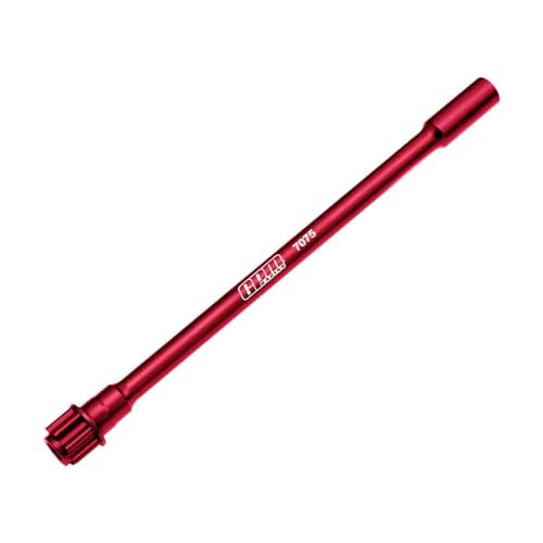 Aluminium 7075 Alloy Center Drive Shaft for Traxxas 1/16 Mini Maxx 4WD RTR Brushless Monster Truck 107154-1 Upgrades - Red von GPM Racing