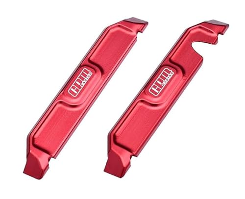 Aluminium 7075 Alloy Chassis Nerf Bars for Traxxas 1/16 Mini Maxx 4WD RTR Brushless Monster Truck 107154-1 Upgrades - Red Aluminium 7075 Alloy Chassis Nerf Bars for Traxxas 1/16 Mini Maxx 4WD RTR Brushless Monster Truck 107154-1 Upgrades - Red von GPM Racing