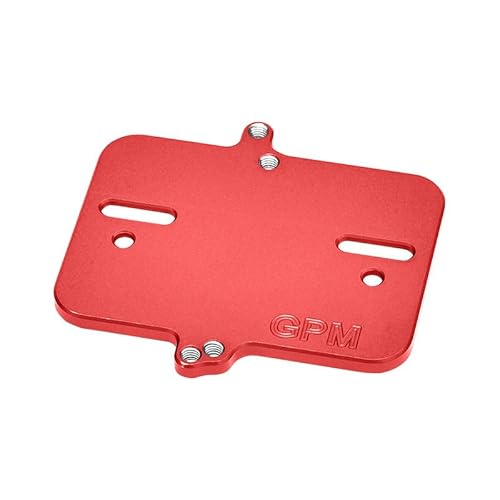 Aluminium 7075 Alloy Electronic Mount Plate for Traxxas 1/16 Mini Maxx 4WD RTR Brushless Monster Truck 107154-1 Upgrades - Red Aluminium 7075 Alloy Electronic Mount Plate for Traxxas 1/16 Mini Maxx 4WD RTR Brushless Monster Truck 107154-1 Upgrades - Red von GPM Racing
