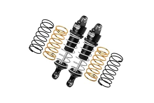 Aluminium 7075 Alloy Front Or Rear Adjustable Spring Shock 58mm For Arrma 1:18 GRANITE GROM MEGA 380-ARA2102 / TYPHON GROM MEGA 380-ARA2106 / 1:14 MOJAVE GROM MEGA 380-ARA2104 Upgrades - Black Aluminium 7075 Alloy Front Or Rear Adjustable Spring Shock 58mm For Arrma 1:18 GRANITE GROM MEGA 380-ARA2102 / TYPHON GROM MEGA 380-ARA2106 / 1:14 MOJAVE GROM MEGA 380-ARA2104 Upgrades - Black von GPM Racing