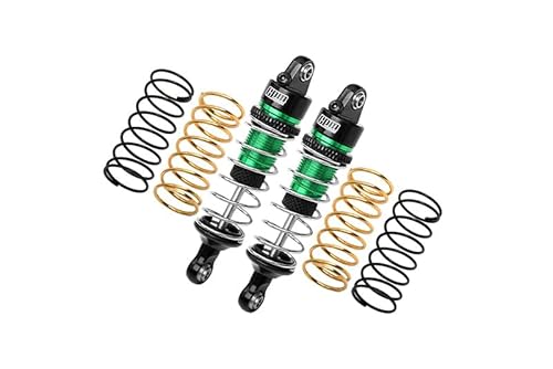 Aluminium 7075 Alloy Front Or Rear Adjustable Spring Shock 58mm For Arrma 1:18 GRANITE GROM MEGA 380-ARA2102 / TYPHON GROM MEGA 380-ARA2106 / 1:14 MOJAVE GROM MEGA 380-ARA2104 Upgrades - Green Aluminium 7075 Alloy Front Or Rear Adjustable Spring Shock 58mm For Arrma 1:18 GRANITE GROM MEGA 380-ARA2102 / TYPHON GROM MEGA 380-ARA2106 / 1:14 MOJAVE GROM MEGA 380-ARA2104 Upgrades - Green von GPM Racing