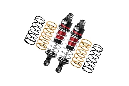 Aluminium 7075 Alloy Front Or Rear Adjustable Spring Shock 58mm For Arrma 1:18 GRANITE GROM MEGA 380-ARA2102 / TYPHON GROM MEGA 380-ARA2106 / 1:14 MOJAVE GROM MEGA 380-ARA2104 Upgrades - Red Aluminium 7075 Alloy Front Or Rear Adjustable Spring Shock 58mm For Arrma 1:18 GRANITE GROM MEGA 380-ARA2102 / TYPHON GROM MEGA 380-ARA2106 / 1:14 MOJAVE GROM MEGA 380-ARA2104 Upgrades - Red von GPM Racing