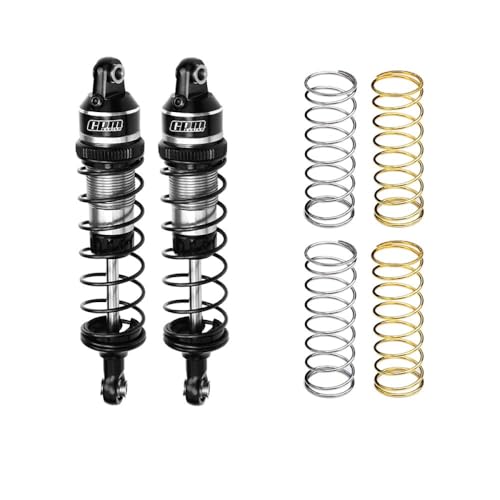Aluminium 7075 Alloy Front Or Rear Adjustable Spring Shock 87mm for Traxxas 1/16 Mini Maxx 4WD RTR Brushless Monster Truck 107154-1 Upgrades - Silver Aluminium 7075 Alloy Front Or Rear Adjustable Spring Shock 87mm for Traxxas 1/16 Mini Maxx 4WD RTR Brushless Monster Truck 107154-1 Upgrades - Silver von GPM Racing